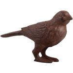 Braune 12 cm Esschert Design Deko-Vögel für den Garten aus Gusseisen 