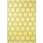 Gelbe Esschert Design Outdoor-Teppiche aus Polypropylen 