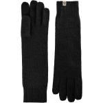 Schwarze Strick-Handschuhe für Damen Einheitsgröße 