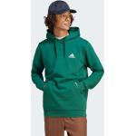 Grüne adidas Essentials Herrenhoodies & Herrenkapuzenpullover aus Fleece Größe S 