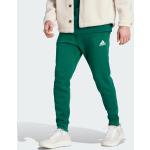 Grüne adidas Essentials Fleecehosen aus Fleece für Herren Größe S 