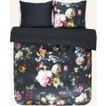 Dunkelblaue Blumenmuster Moderne ESSENZA HOME Bettwäsche Sets & Bettwäsche Garnituren mit Reißverschluss aus Baumwolle trocknergeeignet 155x220 