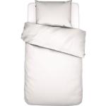 Weiße Unifarbene ESSENZA HOME Bettwäsche Sets & Bettwäsche Garnituren aus Baumwolle trocknergeeignet 135x200 2-teilig 