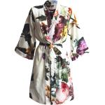 Weiße ESSENZA HOME Kimono-Morgenmäntel für Damen Größe S 