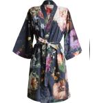 Blaue ESSENZA HOME Kimono-Morgenmäntel für Damen Größe M 