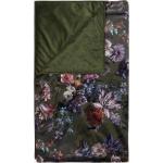 Reduzierte Grüne Blumenmuster Romantische ESSENZA HOME Decken aus Polyester maschinenwaschbar 