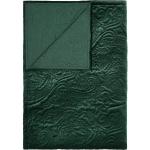 Dunkelgrüne Paisley ESSENZA HOME Roeby Tagesdecken & Bettüberwürfe mit Ornament-Motiv aus Kunstfaser 200x200 