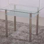 Schwarze Moderne Rechteckige Esstische Glas aus Glas Breite 50-100cm, Höhe 50-100cm, Tiefe 50-100cm 