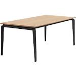 Esstisch GWINNER "ET524" Tische braun (eiche satin natur) Esstische rechteckig mit echtholzfurnierter Tischplatte, wahlweise Auszugsfunktion