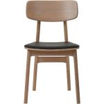 Esstisch Stühle in Eiche Bianco massiv Skandi Design (2er Set)