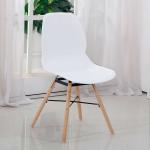 Weiße Retro Doncosmo Esszimmerstühle & Küchenstühle Breite 0-50cm, Höhe 50-100cm, Tiefe 50-100cm 