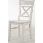 Weiße Life Meubles Holzstühle gebeizt aus Massivholz Breite 0-50cm, Höhe 50-100cm, Tiefe 0-50cm 2-teilig 