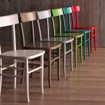 Hellgrüne Basilicana Holzstühle lackiert aus Massivholz Breite 0-50cm, Höhe 50-100cm, Tiefe 0-50cm 2-teilig 