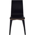 Schwarze Moderne Topdesign Holzstühle lackiert aus Massivholz Breite 0-50cm, Höhe 50-100cm, Tiefe 0-50cm 2-teilig 