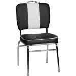 Schwarze Wohnling Konferenzstühle & Besucherstühle aus Kunstleder Breite 0-50cm, Höhe 0-50cm, Tiefe 0-50cm 