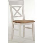 Weiße Skandinavische Esszimmerstühle & Küchenstühle geölt aus Massivholz Breite 0-50cm, Höhe 0-50cm, Tiefe 0-50cm 