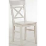 Weiße Skandinavische Esszimmerstühle & Küchenstühle aus Massivholz Breite 0-50cm, Höhe 0-50cm, Tiefe 0-50cm 