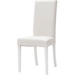 Reduzierte Weiße Esszimmerstühle & Küchenstühle aus Kunstleder gepolstert Breite 0-50cm, Höhe 0-50cm 