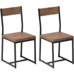Reduzierte Schwarze Rustikale Esszimmerstühle & Küchenstühle aus Holz Breite 0-50cm, Höhe 0-50cm 