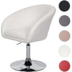 Weiße Moderne Mendler Designer Stühle aus Kunstleder höhenverstellbar Breite 50-100cm, Höhe 50-100cm, Tiefe 50-100cm 