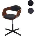 Dunkelgraue Mendler Designer Stühle aus Textil gepolstert Breite 50-100cm, Höhe 50-100cm, Tiefe 50-100cm 