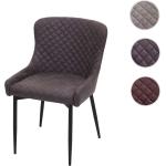Dunkelgraue Rauten Vintage Mendler Designer Stühle aus Textil Breite 50-100cm, Höhe 50-100cm, Tiefe 50-100cm 