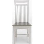 Weiße Life Meubles Esszimmerstühle & Küchenstühle lackiert aus Fichte Breite 0-50cm, Höhe 100-150cm, Tiefe 0-50cm 2-teilig 