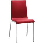 Rote Esszimmerstühle & Küchenstühle aus Polyester gepolstert Breite 0-50cm, Höhe 50-100cm, Tiefe 0-50cm 