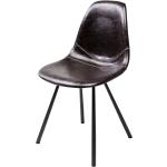 Braune KARE DESIGN Loungestühle aus Kunstleder Breite 0-50cm, Höhe 0-50cm, Tiefe 50-100cm 