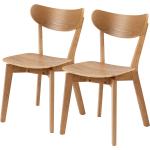 Braune Moderne Mørteens Esszimmerstühle & Küchenstühle aus Massivholz Breite 0-50cm, Höhe 50-100cm, Tiefe 50-100cm 2-teilig 