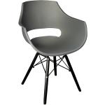 Reduzierte Graue Minimalistische Designer Stühle Breite 0-50cm, Höhe 50-100cm, Tiefe 50-100cm 