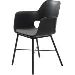 Anthrazitfarbene Moderne PKline Stuhl-Serie aus Metall mit Armlehne Breite 50-100cm, Höhe 50-100cm, Tiefe 50-100cm 
