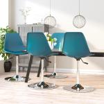 Blaue Minimalistische Esszimmerstühle & Küchenstühle aus Kunststoff höhenverstellbar 