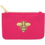 Estella Bartlett Hot Pink Bee bestickte Karten-Geldbörse, rose