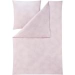 Rosa ESTELLA bügelfreie Bettwäsche mit Reißverschluss aus Jersey 155x220 2-teilig 