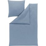 Reduzierte Blaue Unifarbene ESTELLA Bio bügelfreie Bettwäsche aus Baumwolle trocknergeeignet 40x80 