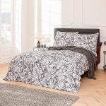 Silberne ESTELLA Bettwäsche Sets & Bettwäsche Garnituren aus Jersey maschinenwaschbar 155x220 