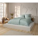 Grüne ESTELLA Exquisit Bettwäsche Sets & Bettwäsche Garnituren aus Baumwolle 135x200 