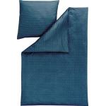 Reduzierte Marineblaue ESTELLA bügelfreie Bettwäsche aus Baumwolle maschinenwaschbar 135x200 