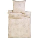 Sandfarbene ESTELLA Svizzera Bettwäsche Sets & Bettwäsche Garnituren mit Reißverschluss aus Baumwolle maschinenwaschbar 200x200 