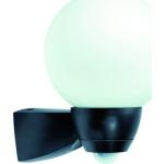 Schwarze Esy-Lux Runde Außenleuchten & Außenlampen Matte aus Kunststoff E27 