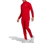 Rote adidas Trainingsanzüge für Herren zum Fußballspielen 