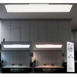 Weiße etc-shop Rechteckige LED Panels aus Metall 