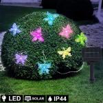 etc-shop Solar Wegeleuchten & Solar Standleuchten mit Insekten-Motiv aus Kunststoff Farbwechsel | RGB 