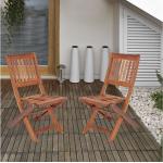 etc-shop Nachhaltige Kinder Gartenstühle geölt aus Holz Outdoor Breite 0-50cm, Höhe 0-50cm, Tiefe 0-50cm 2-teilig 