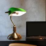 Grüne etc-shop LED Tischleuchten & LED Tischlampen aus Metall schwenkbar E27 