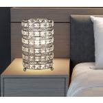 Silberne Arabische etc-shop Nachttischlampen & Nachttischleuchten aus Chrom E14 