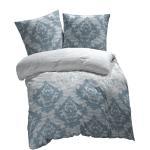 Blaue Barocke Bettwäsche Sets & Bettwäsche Garnituren aus Baumwolle 155x220 