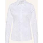 Weiße Business Eterna Festliche Blusen aus Baumwolle für Damen Größe M 