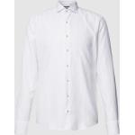 Reduzierte Weiße Eterna Kentkragen Hemden mit Kent-Kragen aus Baumwollmischung für Herren zur Bestattung für den für den Frühling 